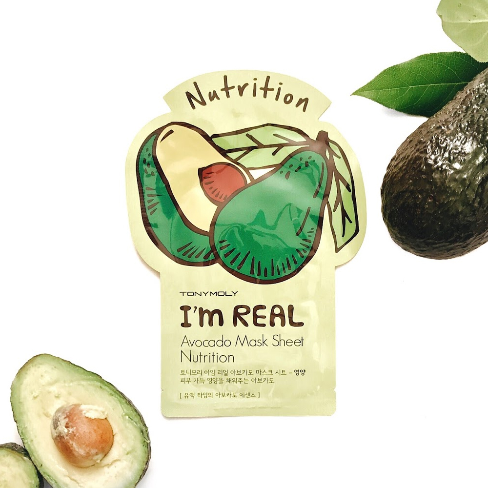 Masca Fata Tony Moly I`m REAL Avocado Mask Sheet Nutrition