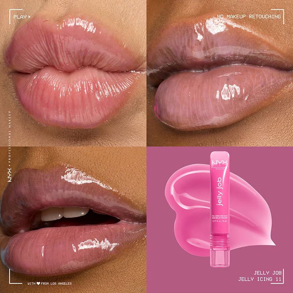 Luciu de buze NYX Professional Makeup Jelly Job 11 Jelly Icing