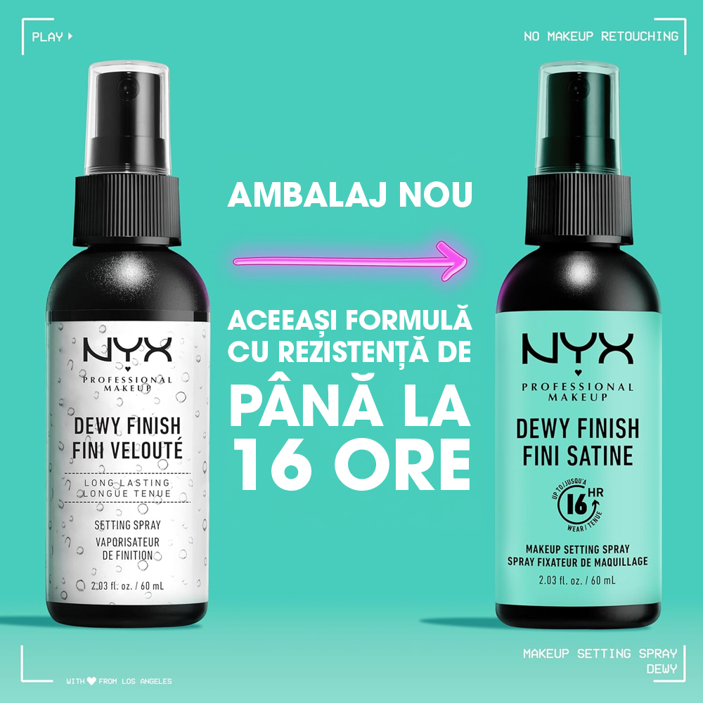 Spray fixare NYX Professional Makeup Setting Spray Maxi Dewy