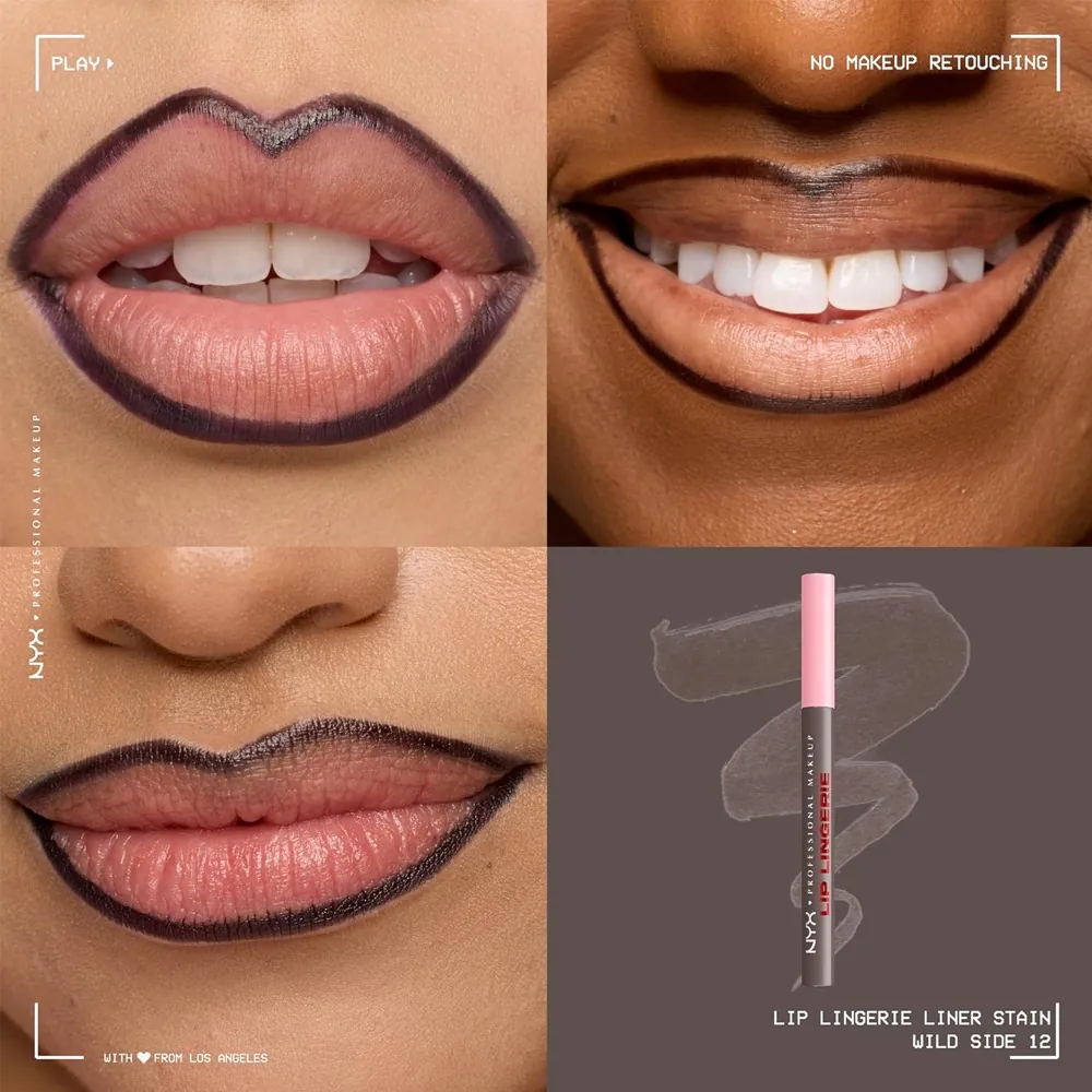 Marker pentru buze rezistent NYX Professional Makeup Lip Lingerie Wild Side