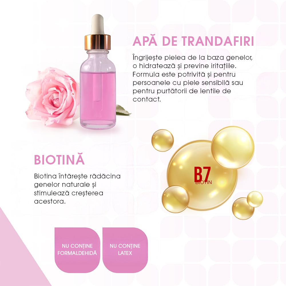 Adeziv Duo Rosewater & Biotin Striplash Adhesive Dark