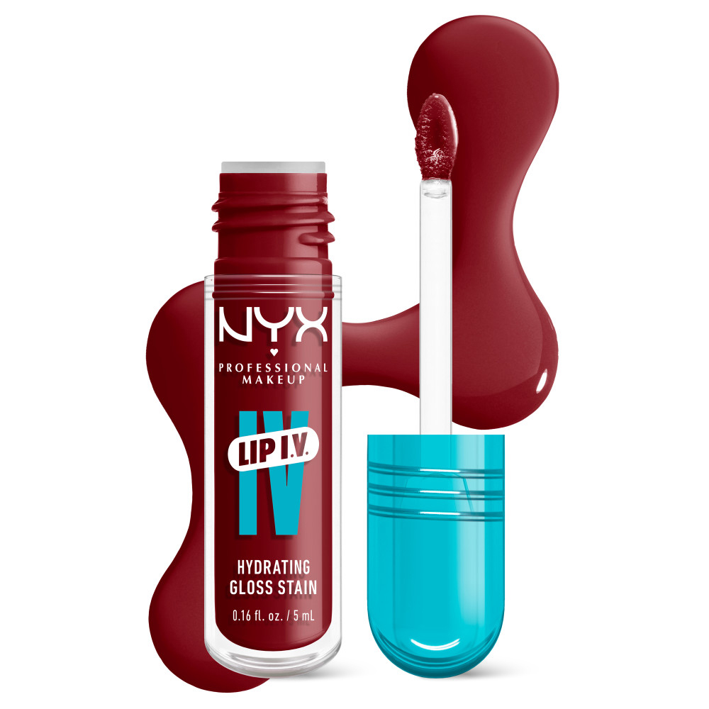 Luciu Tint de Buze NYX Professional Makeup I.V. Lip Gloss Stain Cranberry Splash