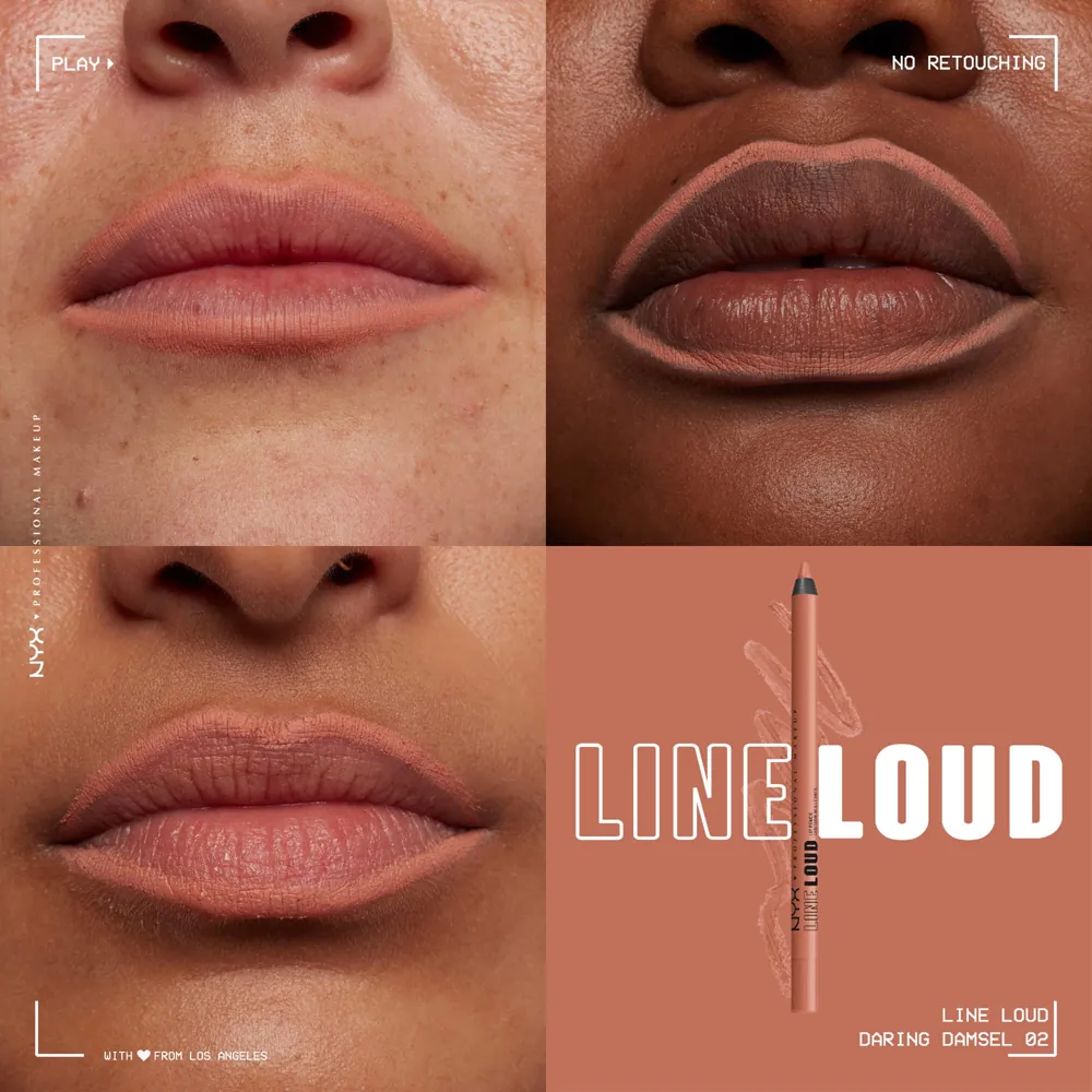 Creion buze NYX Professional Makeup Line Loud Lip Pencil Daring Damsell