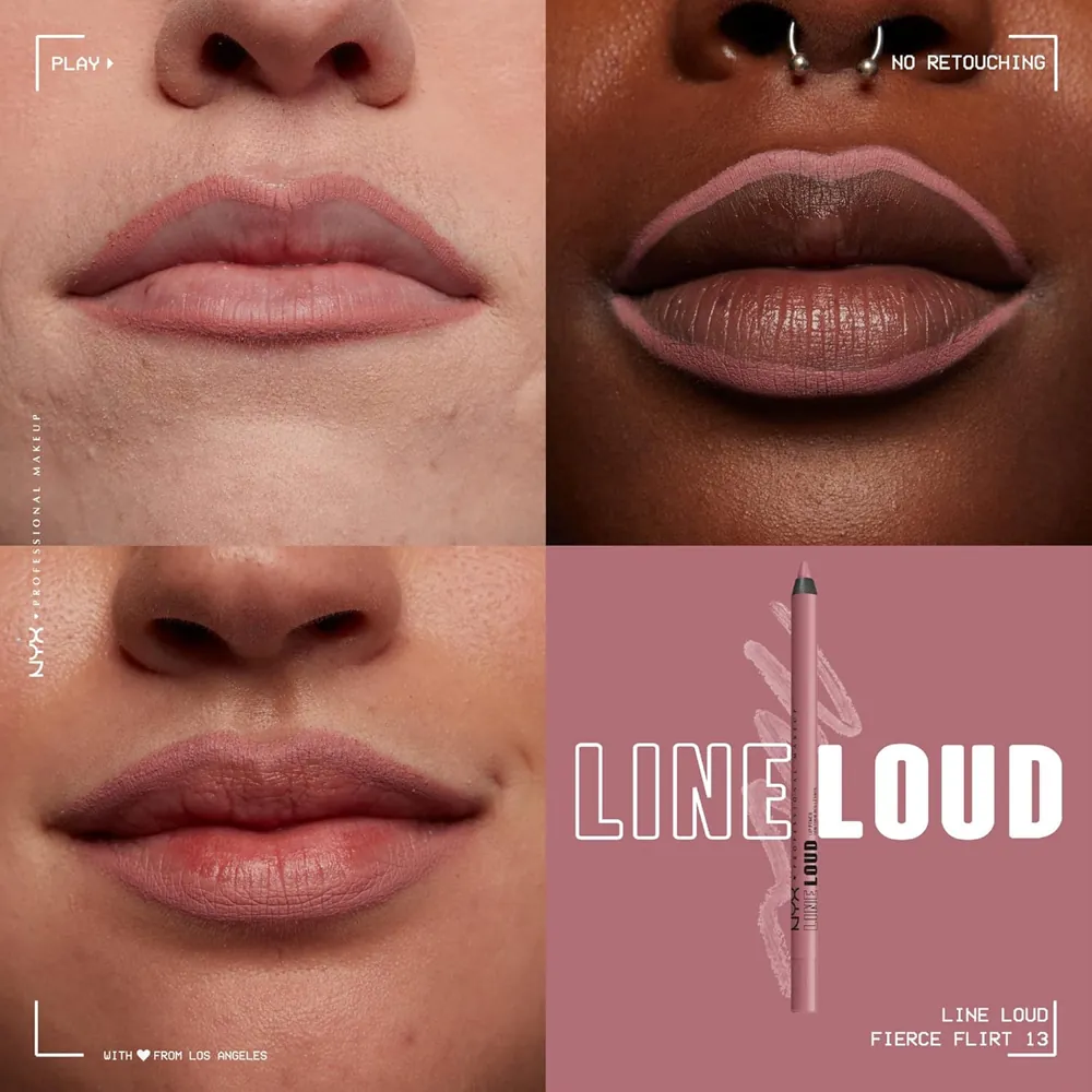 Creion buze NYX Professional Makeup Line Loud Lip Pencil Fierce Flirt