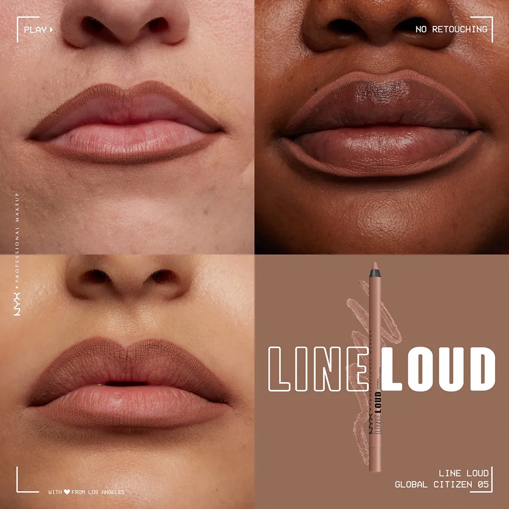 Creion buze NYX Professional Makeup Line Loud Lip Pencil Global Citizen