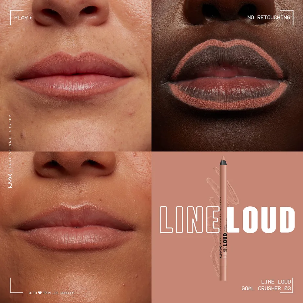 Creion buze NYX Professional Makeup Line Loud Lip Pencil Goal Crusher