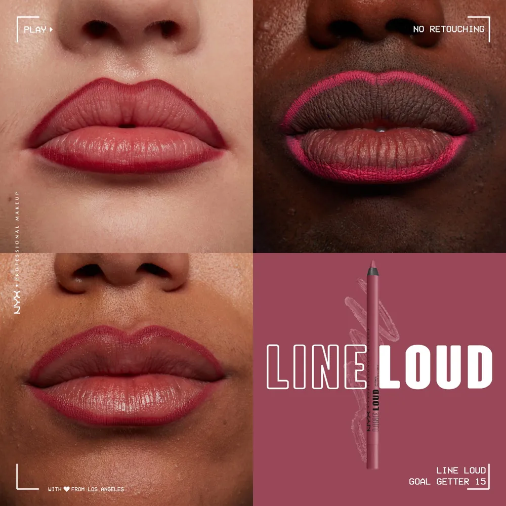 Creion buze NYX Professional Makeup Line Loud Lip Pencil Goal Getter