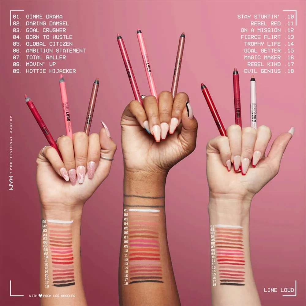 Creion buze NYX Professional Makeup Line Loud Lip Pencil Leave a Legacy