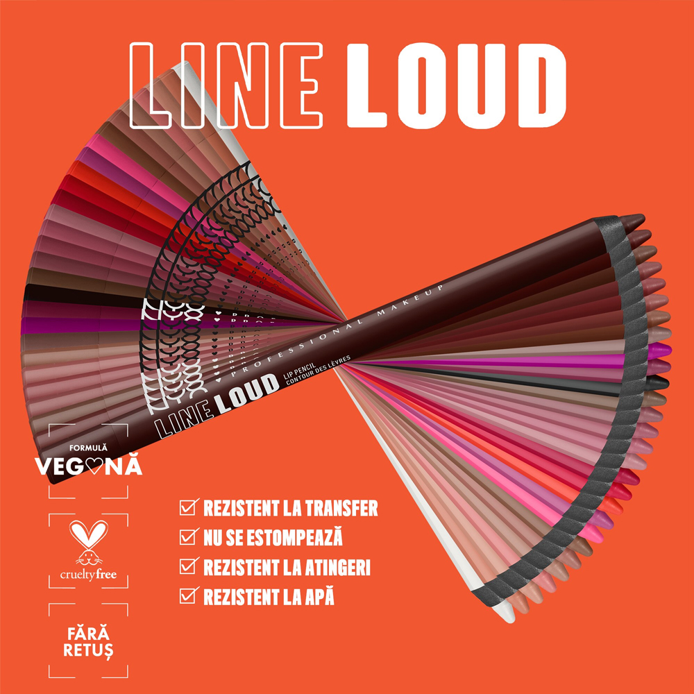 Creion buze NYX Professional Makeup Line Loud Lip Pencil Global Citizen