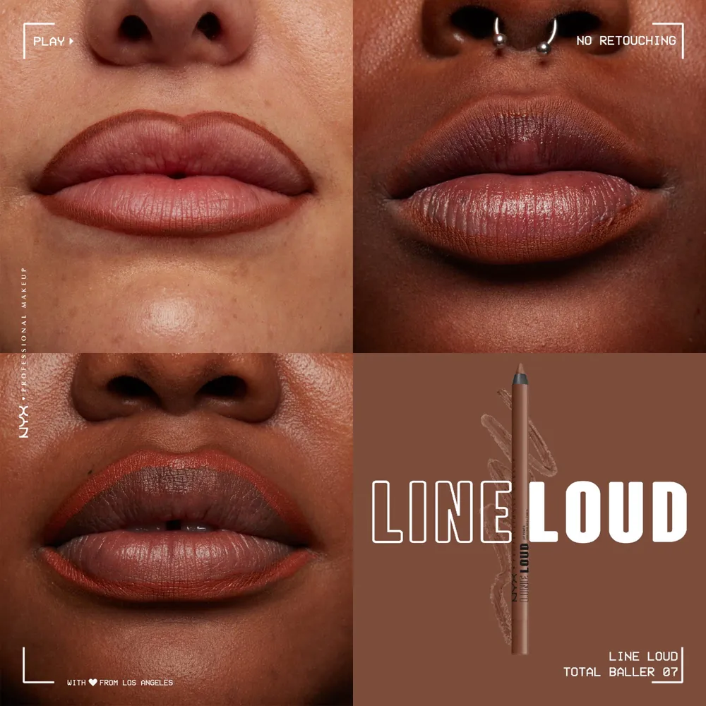 Creion buze NYX Professional Makeup Line Loud Lip Pencil Total Baller