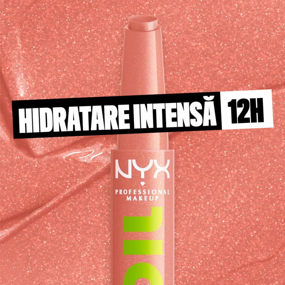 Luciu de buze NYX Professional Makeup Fat Oil Slick Click 14 Group Chat