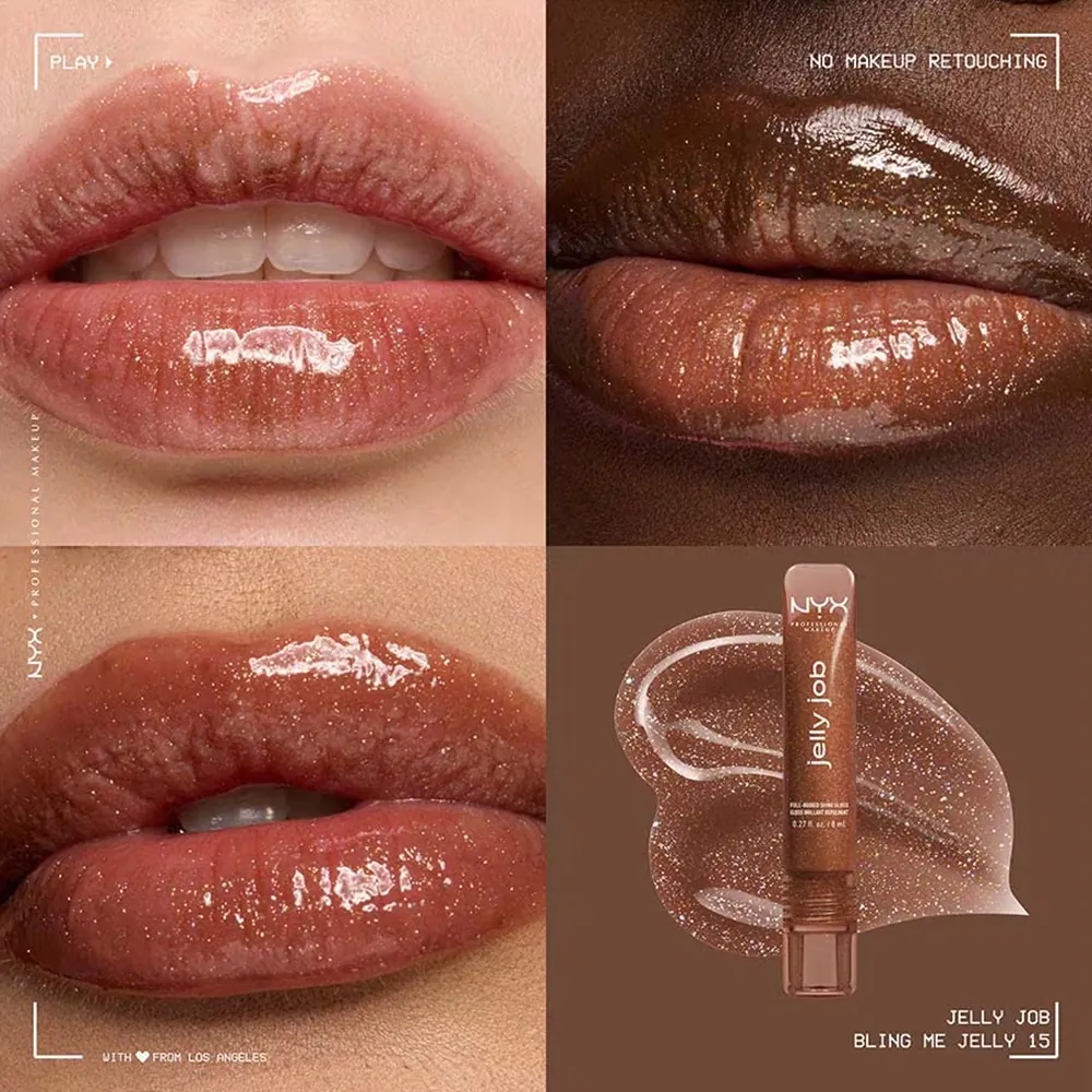 Luciu de buze NYX Professional Makeup Jelly Job 15 Bling Me Jelly