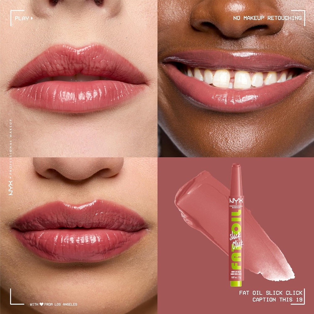 Luciu de buze NYX Professional Makeup Fat Oil Slick Click 19 Caption This