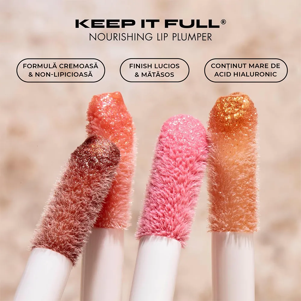 Luciu buze pentru volum Milani Keep It Full Nourishing Lip Plumper Luminoso