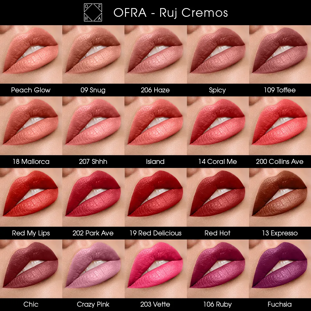 Ruj cremos OFRA Lipstick 18 Mallorca
