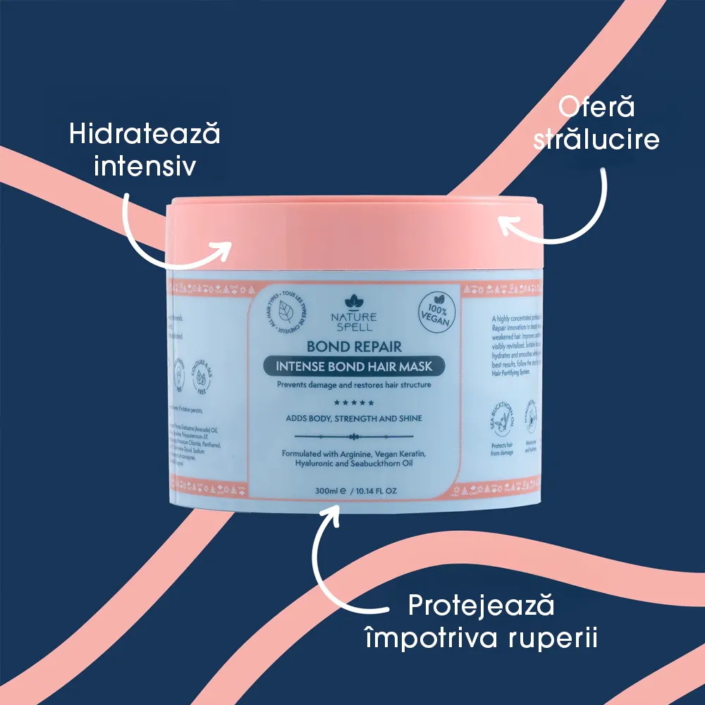 Masca Reparatoare Nature Spell Bond Repair Intense Hair Mask