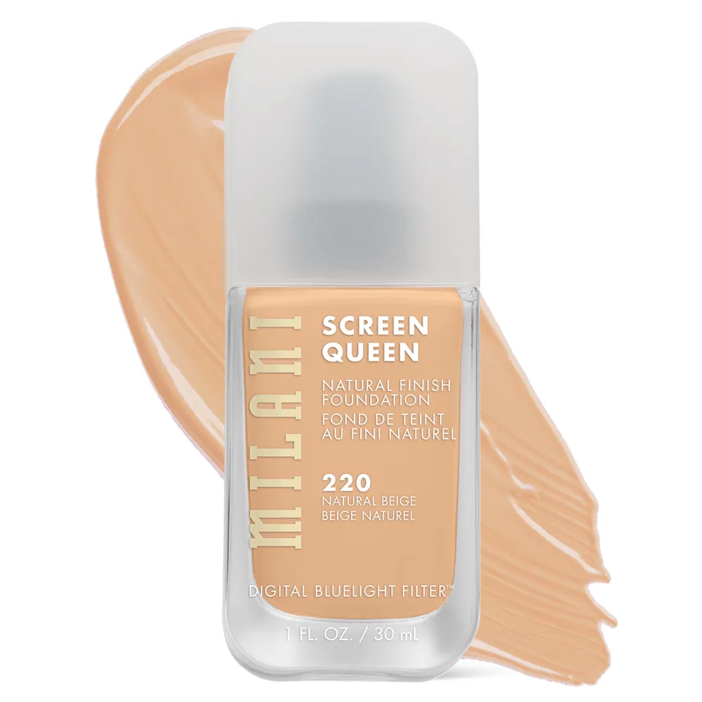 Fond de ten Milani Screen Queen Foundation 220 Natural Beige Milani