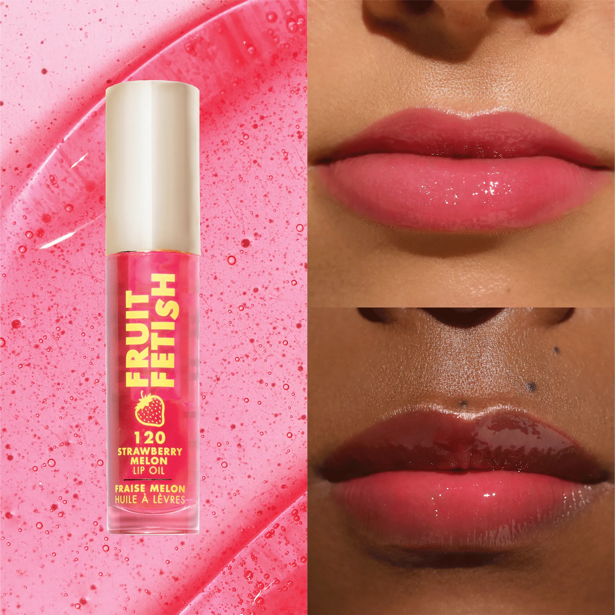 Ulei Hidratant Milani Fruit Fetish Lip Oil Strawberry Melon