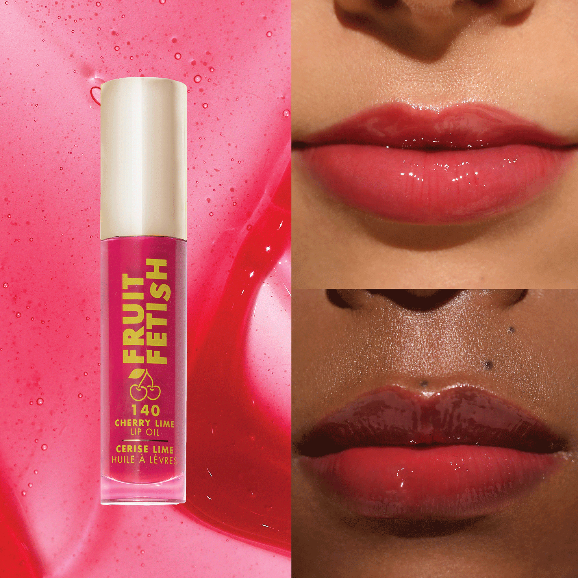 Ulei Hidratant Milani Fruit Fetish Lip Oil Cherry Lime