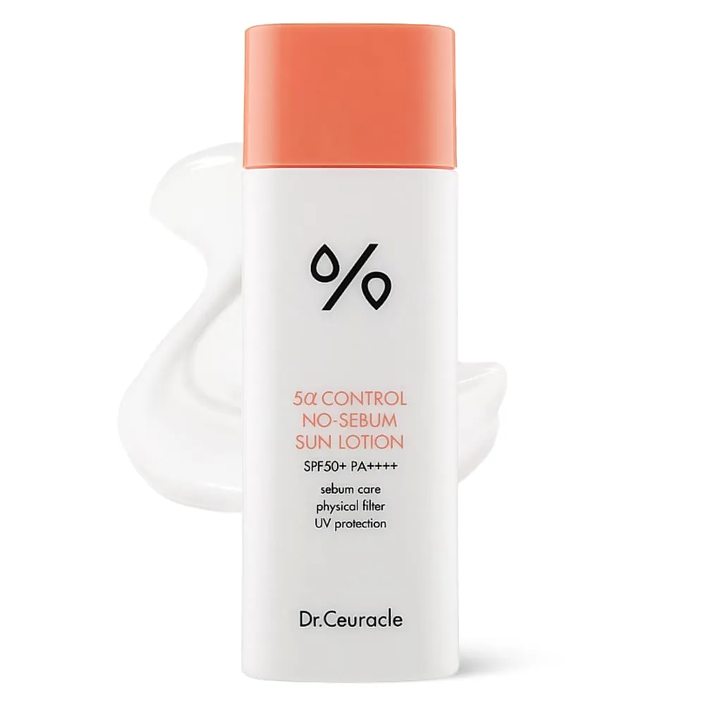 Lotiune cu Protectie Solara Anti-Sebum Dr. Ceuracle 5α Control NO-SEBUM Sun Lotion SPF50+ PA++++
