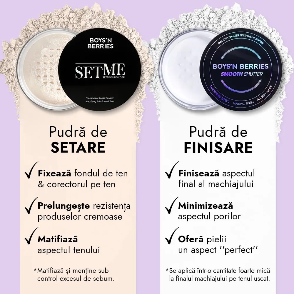 Pudra Pulbere Translucida pentru Fixare Boys`n Berries Set Me Translucent Loose Powder