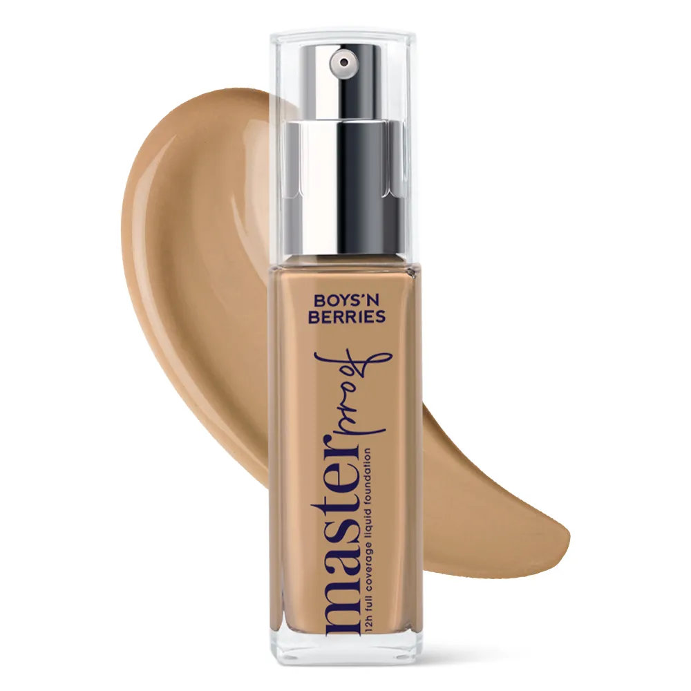 厚岸 NEW BORN FOUNDATION No,4 Fond de ten Boys`n Berries MASTERPROOF 12h Liquid Foundation Soft
