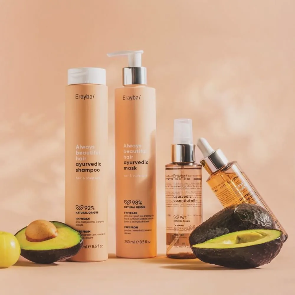 Sampon pentru Ingrijirea Scalpului si Parului - ERAYBA ABH Ayurvedic Shampoo 1000 ml