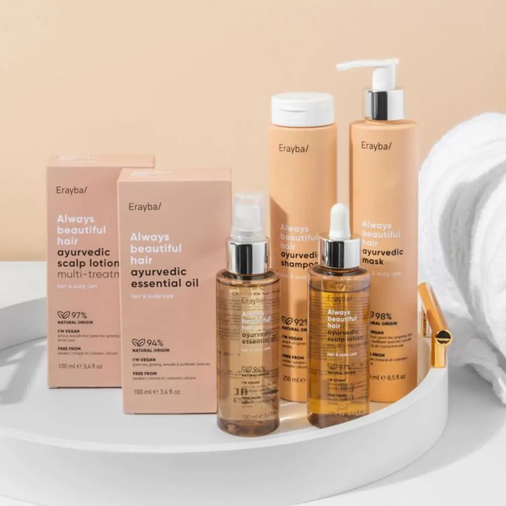 Sampon pentru Ingrijirea Scalpului si Parului - ERAYBA ABH Ayurvedic Shampoo 1000 ml