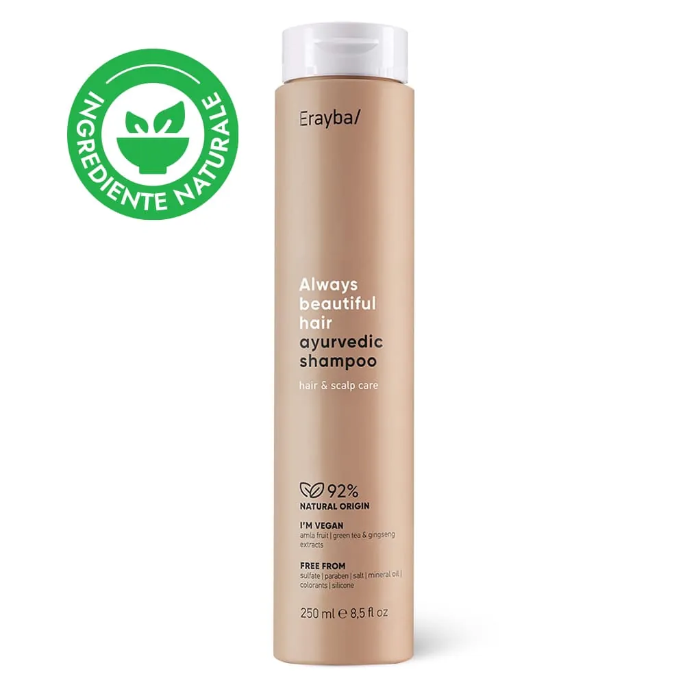 Sampon pentru Ingrijirea Scalpului & Parului - ERAYBA ABH Ayurvedic Shampoo 250 ml