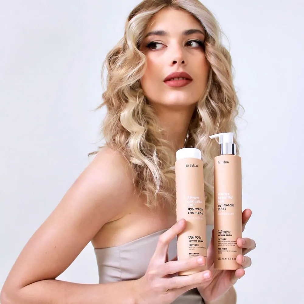 Sampon pentru Ingrijirea Scalpului & Parului - ERAYBA ABH Ayurvedic Shampoo 250 ml