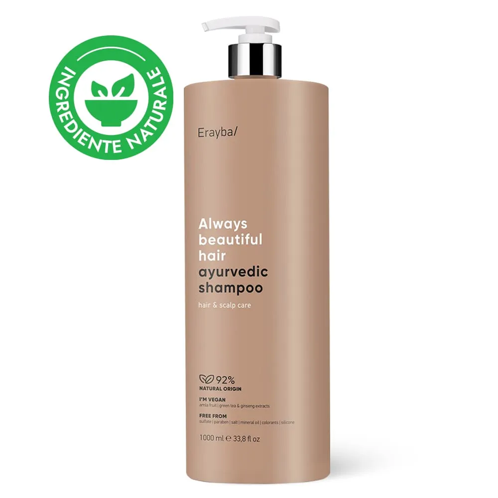 Sampon pentru Ingrijirea Scalpului si Parului - ERAYBA ABH Ayurvedic Shampoo 1000 ml