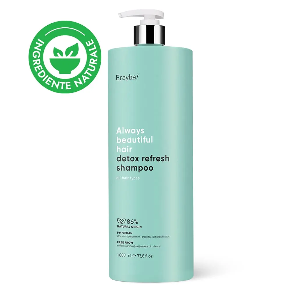 Sampon Detoxifiant & Revitalizant pentru Par - ERAYBA ABH Detox Refresh Shampoo 1000 ml
