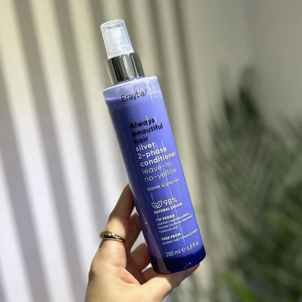 Balsam pentru Neutralizarea Tonurilor Galbene - ERAYBA ABH Silver 2-phase Conditioner 200 ml