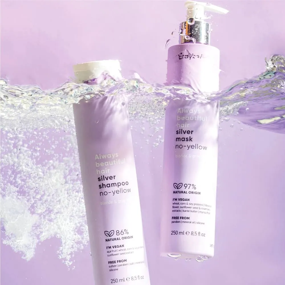 Masca Reparatoare pentru Neutralizarea Tonurilor Galbene - ERAYBA ABH Silver Mask No-Yellow 250 ml