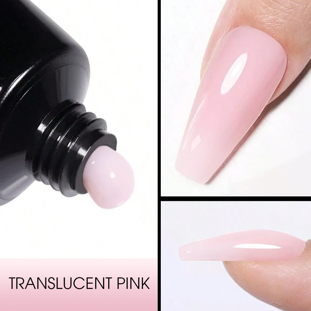 Gel UV pentru Constructie BO.NAIL AcryGel Translucent Pink