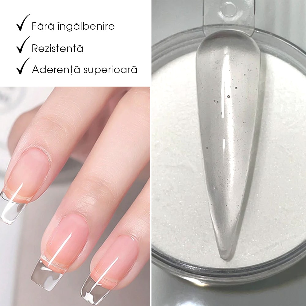 Pudra Acrilica BO.NAIL Acrylic Powder Clear