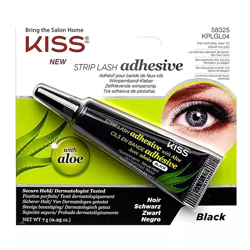 Adeziv Kiss USA Aloe Vera Adhesive Black