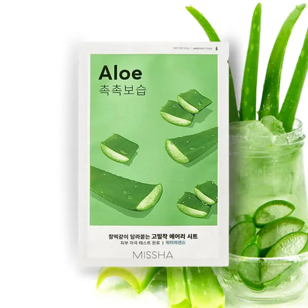 Masca Hidratanta & Calmanta Missha Airy Fit Sheet Mask #Aloe