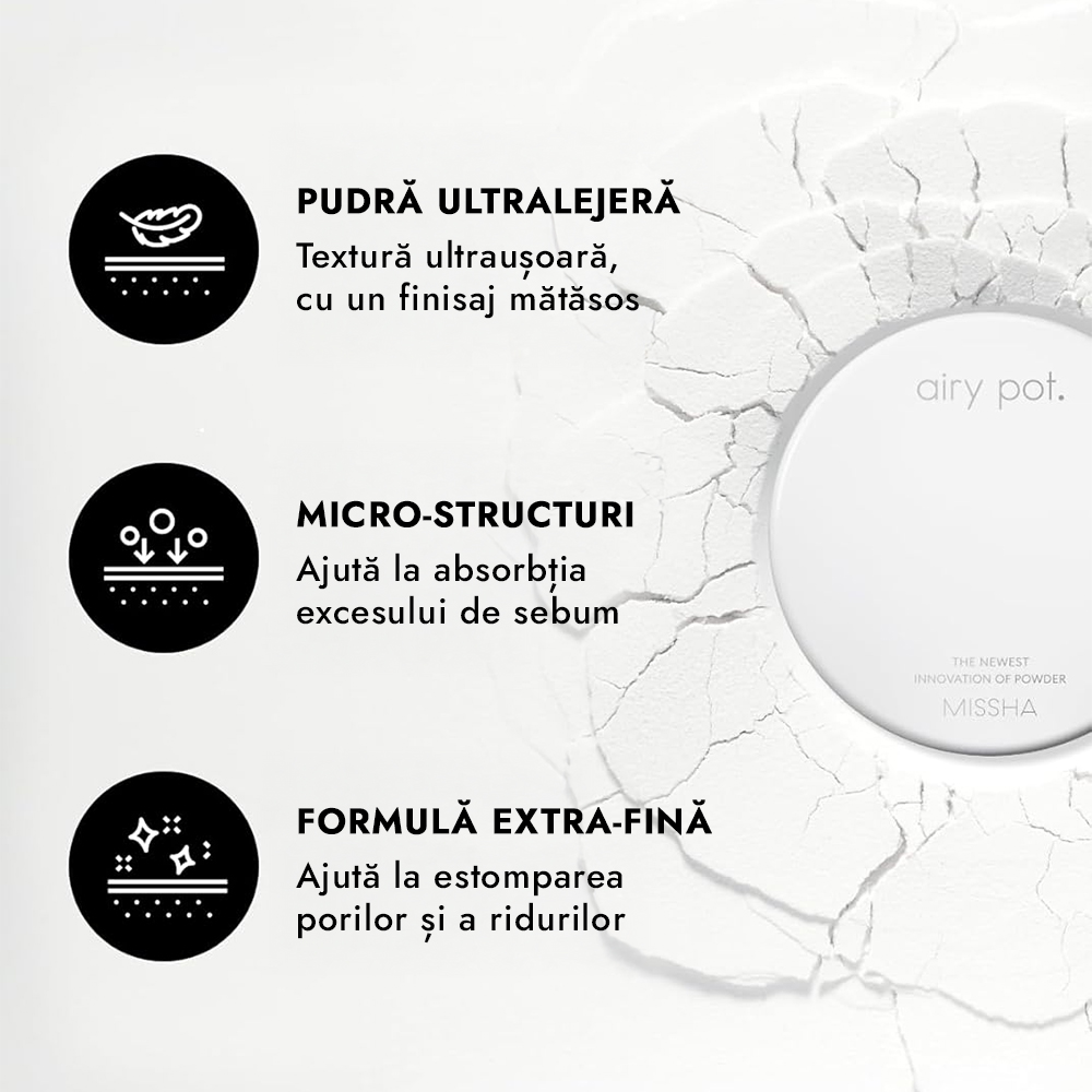Pudra translucida MISSHA Airy Pot Powder