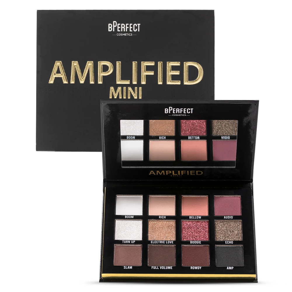 Paleta de Farduri BPerfect Cosmetics Amplified Mini Shadow Palette