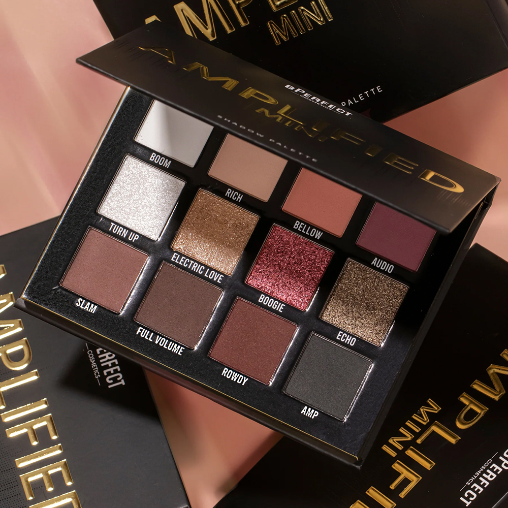 Paleta de Farduri BPerfect Cosmetics Amplified Mini Shadow Palette