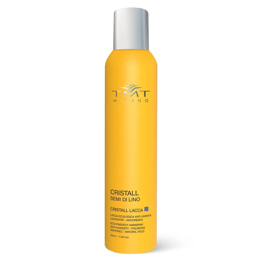Spray pentru Stilizarea Parului cu Efect Anti-Frizz TMT Milano Cristall Hairspray 350 ml