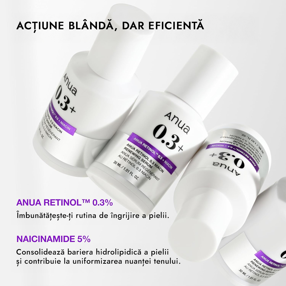 Ser pentru Netezire ridurilor Anua Retinol 0.3 NIACIN Renewing Serum