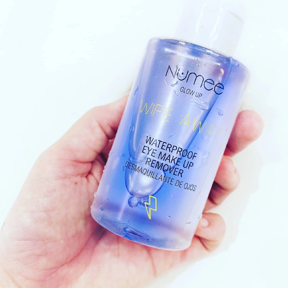 Apa Micelara Bifazica Numee Glow Up Wipe Away Waterproof Eye Makeup Remover