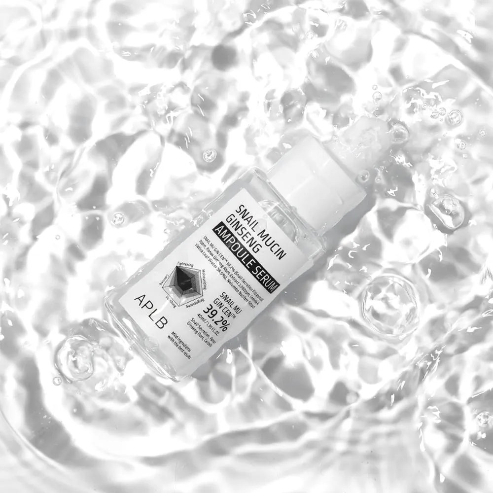 Ser revitalizant ten matur si tern APLB Snail Mucin Ginseng Ampoule Serum