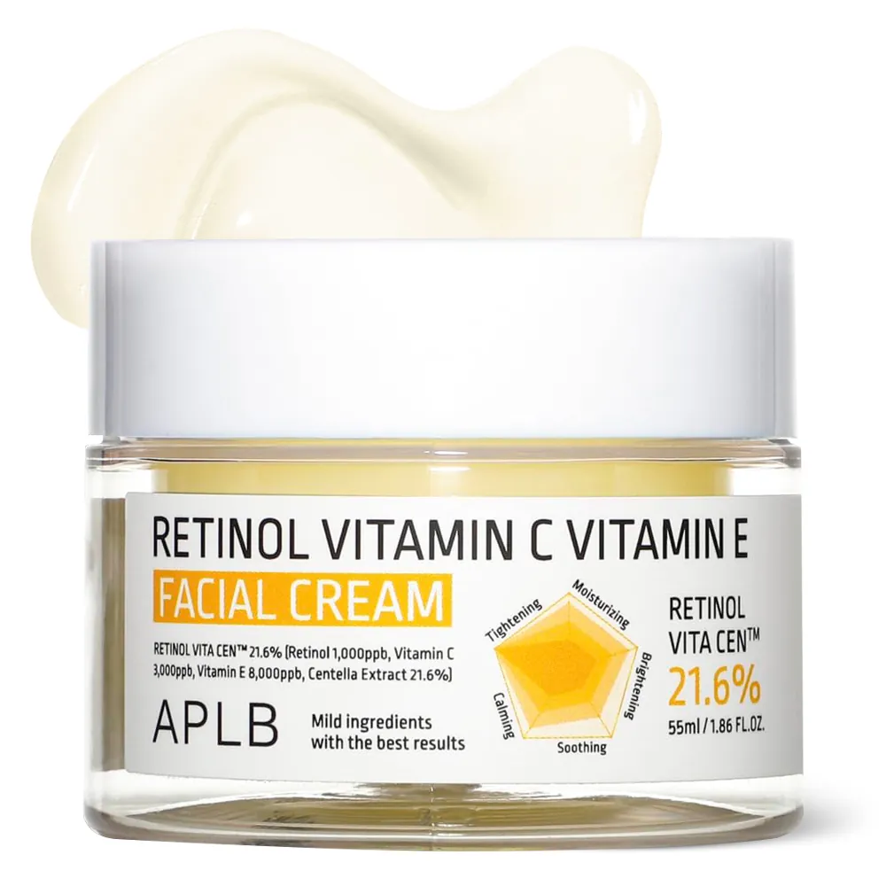 Crema de Fata cu Retinol, Vitamina C si Vitamina E APLB Facial Cream