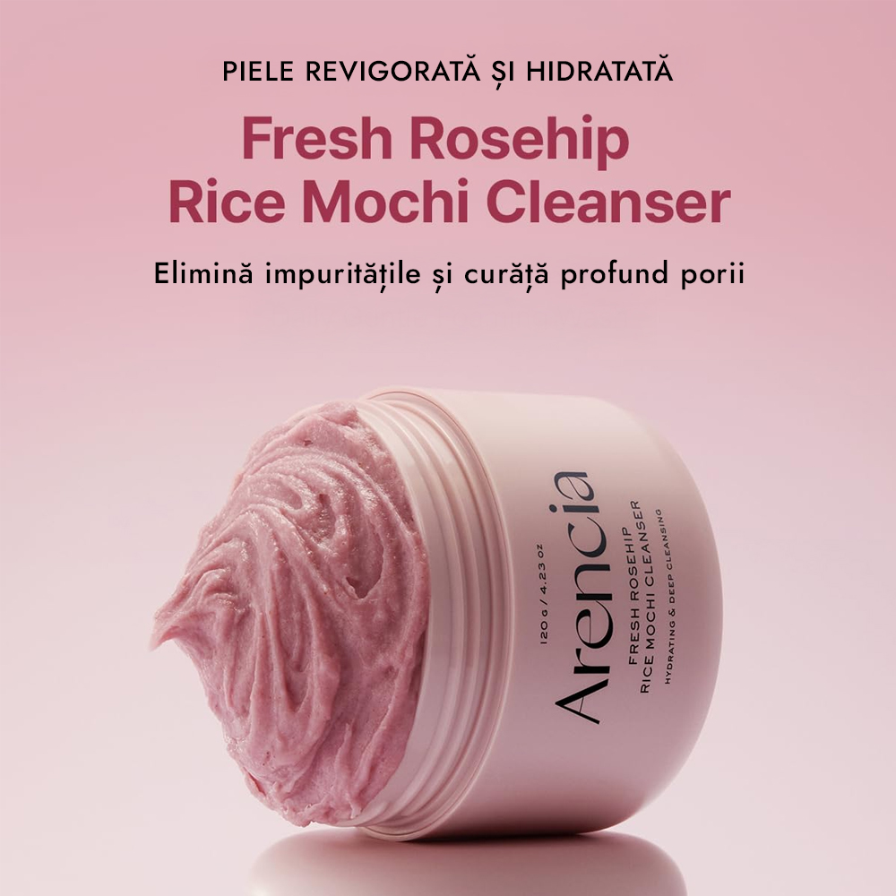 Balsam de curatare Arencia Fresh Rosehip Rice Mochi Cleanser
