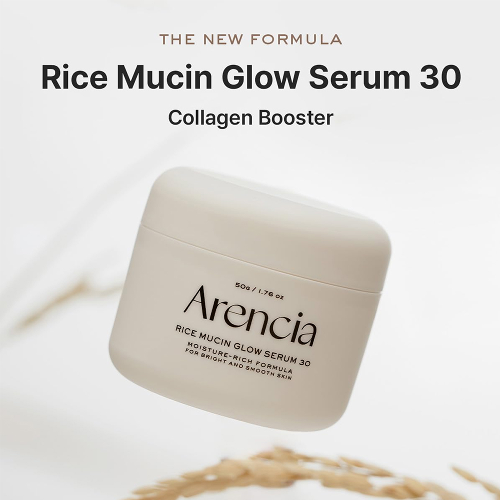 Ser cu Mucina de Orez Arencia Rice Mucin Glow Serum 30 Packed with Vitamins
