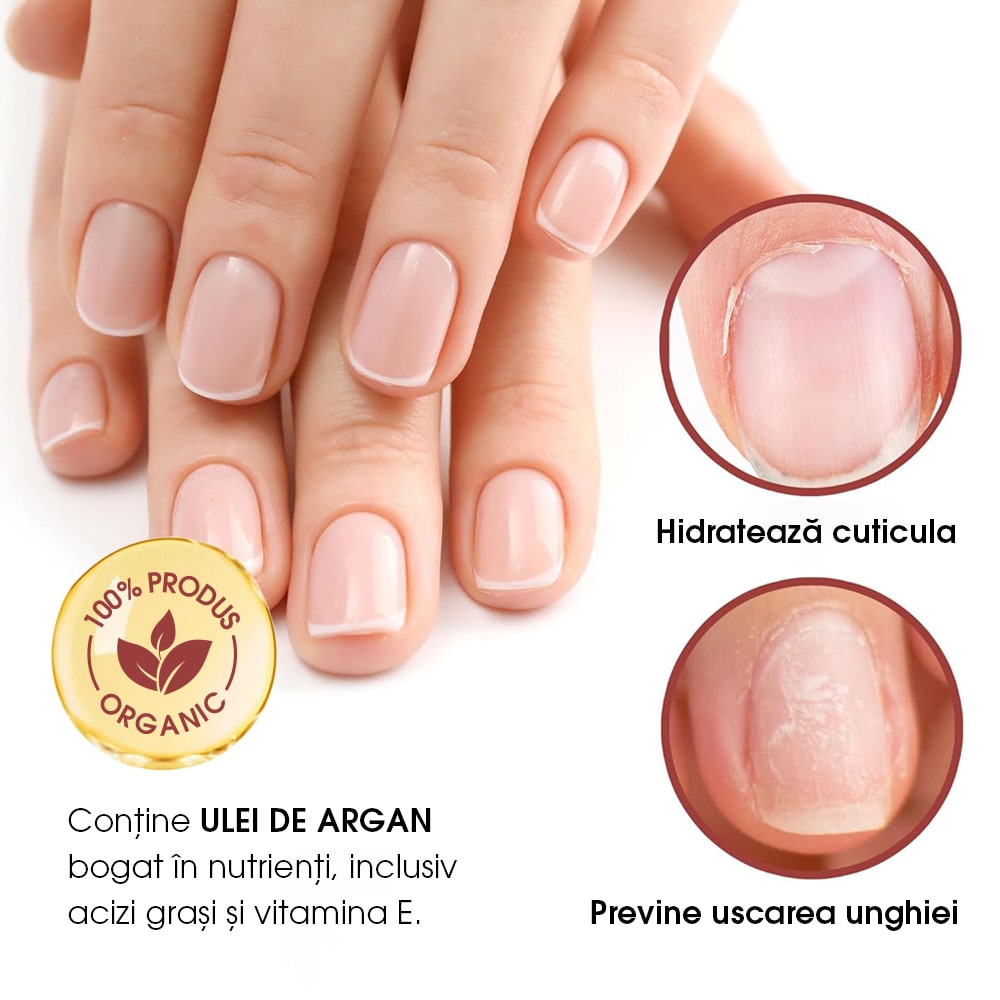 Ulei Nutritiv de Argan Organic BO.NAIL Argan Oil