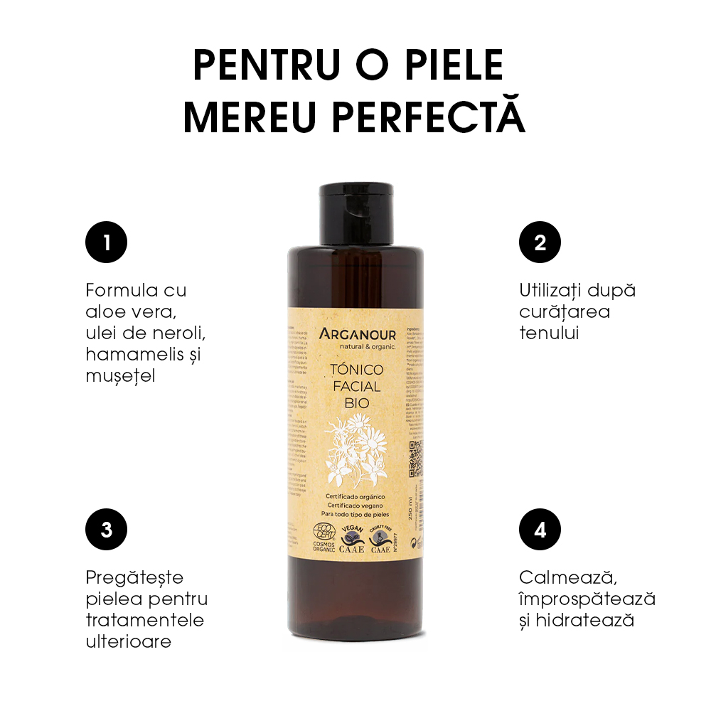Lotiune Tonica BIO Arganour Organic Facial Toner